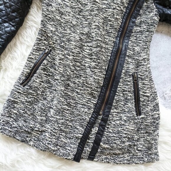 Anthropologie Cartonnier Tela Moto Jacket tweed Size XXS - Picture 3 of 8